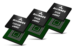 eMMC: Alliance Memory New 32GB, 64GB & 128GB Solutions
